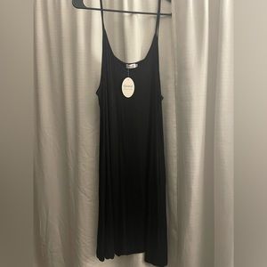 black tank top dress